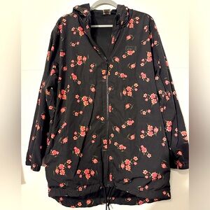 Victoria’s Secret PINK Floral Rain Jacket Windbreaker like new
